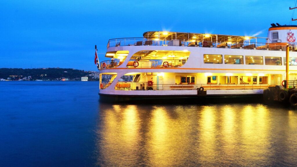 A ferry in Istanbul, Turkey